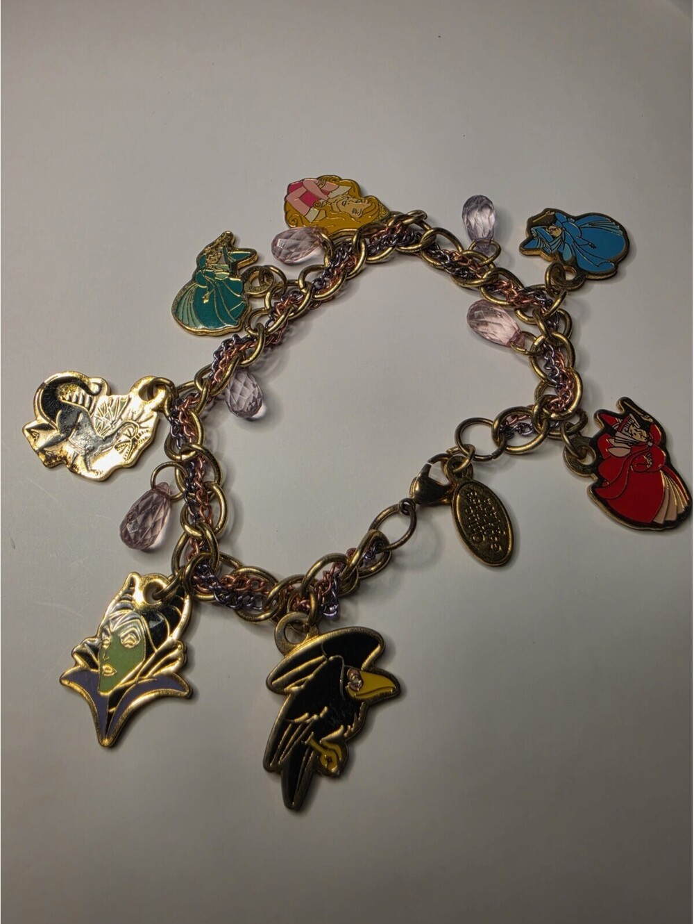 Disney Kids 7 Charm Bracelet 8" 27g